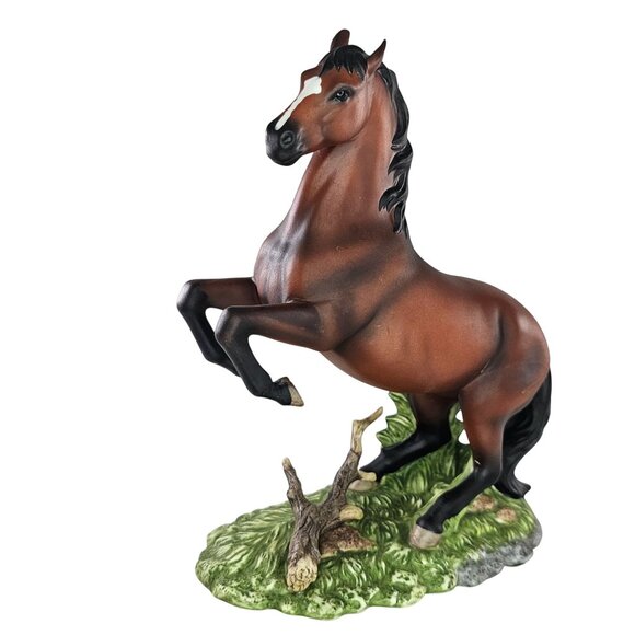 Porcelain Horse Figurine "The Champion" Masterpiece Edition By Homco 1997 - Picture 2 of 8